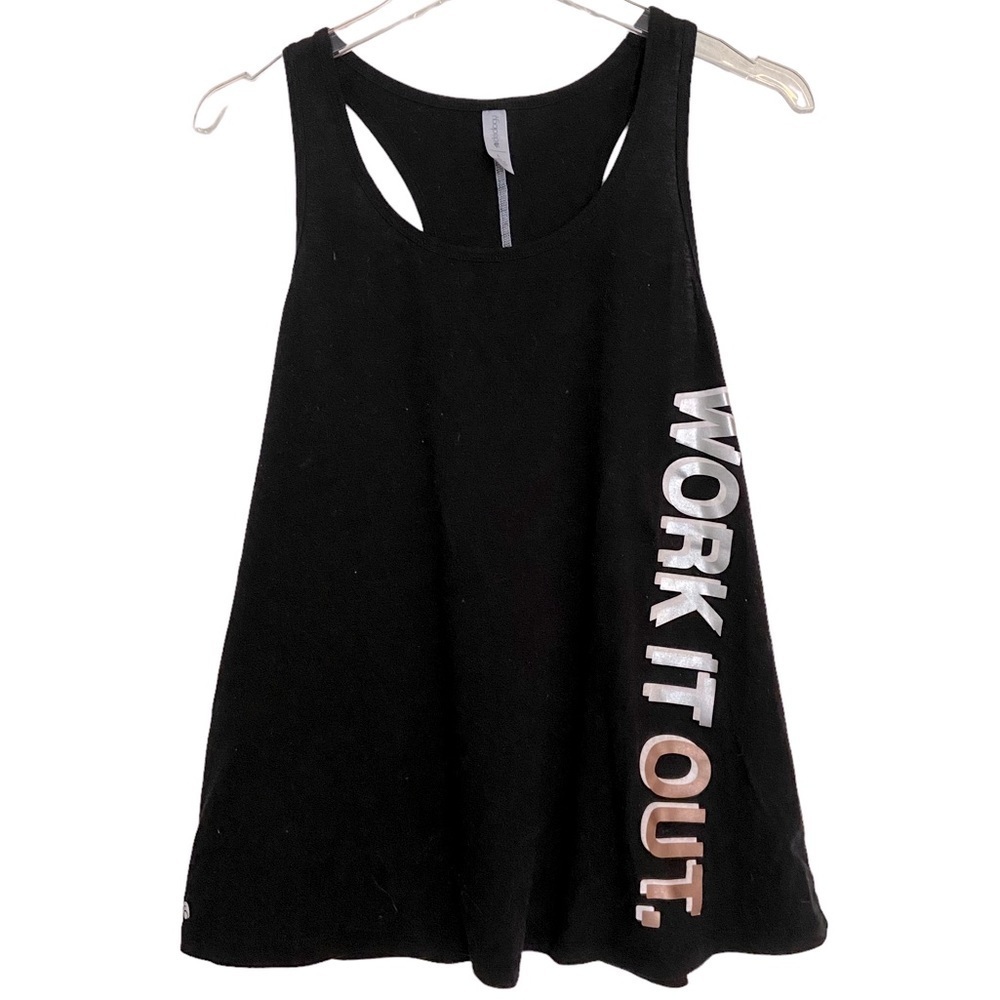 Ideology Black Workout Tank Top Size Large - Picture 5 of 5